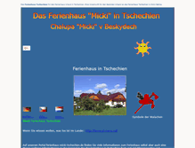 Tablet Screenshot of ferienhaus-micki-tschechien.de